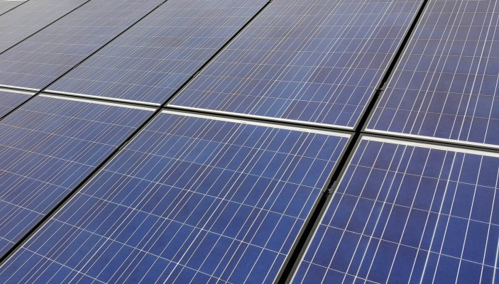 Brand new solar panels installed in Cambridge